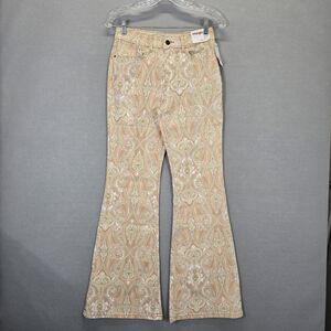 Wrangler High Rise Fierce Flare Paisley Print Size 26 X 32